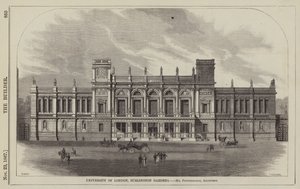 Londoni Egyetem, Burlington Gardens, Mr. Pennethorne, építész (metszet) alkotó: English School