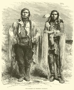 Ute indiánok Nyugat-Coloradoból alkotó: English School