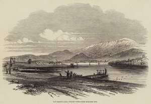 Van Diemen földje, Hobart városa, a Kenguru-öbölből (metszet) alkotó: English School