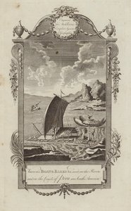 Különféle csónakok, kéregek alkotó: English School