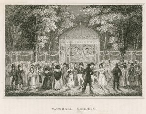 Vauxhall Gardens, London alkotó: English School