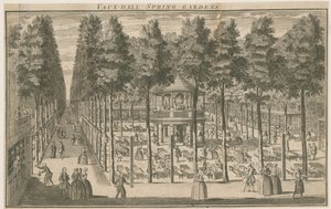 Vauxhall Spring Gardens alkotó: English School