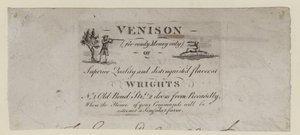 Venisor eladó, Wrights, kereskedelmi kártya alkotó: English School