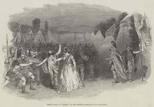 Verdi „Attila” operája a Őfelsége Színházban, az utolsó jelenet (metszet) alkotó: English School