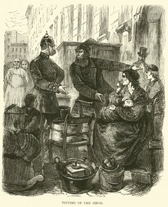 Az ostrom áldozatai, 1871. február alkotó: English School