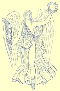 Victory, München Gyűjtemény, illusztráció a történelmi díszhez, James Ward, 1897 (digitálisan javított kép) alkotó: English School