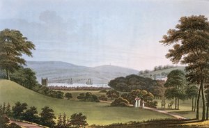 Kilátás az erődből, Bristol közelében, 1802 alkotó: English School