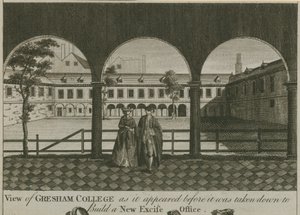 Kilátás a Gresham College-ra alkotó: English School