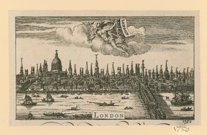 Kilátás Londonra alkotó: English School