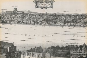 Wenceslaus Hollar London látképe, 1647 alkotó: English School