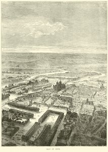 Metz látképe, 1870. október alkotó: English School