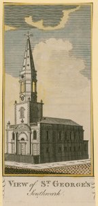 Kilátás St Georges-ra, Southwark alkotó: English School