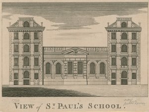 Kilátás a St Pauls Iskolára alkotó: English School