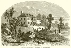 Kilátás Washington negyedére, Morristownban alkotó: English School