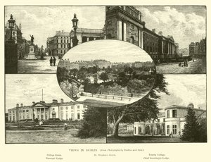 Kilátás Dublinban alkotó: English School
