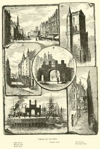 Kilátás Dundee-ban alkotó: English School