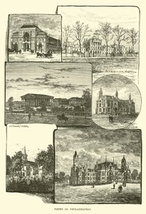 Kilátások Philadelphiában alkotó: English School