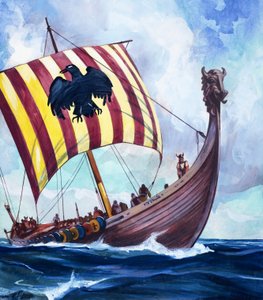 Viking csónak alkotó: English School