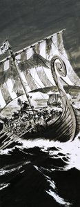 Viking hajó alkotó: English School