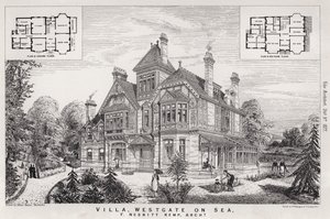 Villa, Westgate on Sea (metszet) alkotó: English School