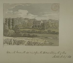 Villa a Wandsworth Roadon, Nine Elms (akvarell papíron) alkotó: English School