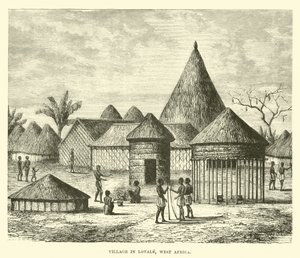 Falu Lovale-ban, Nyugat-Afrikában alkotó: English School