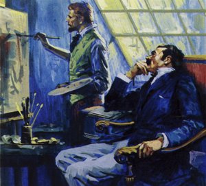 Vincent Van Gogh testvérével egy montmartre-i stúdióban élt alkotó: English School