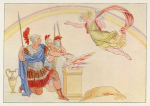 Vergilius Aeneis: Turnusnak megjelenő írisz (színes litó) alkotó: English School