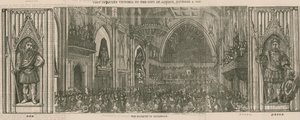 Viktória királynő látogatása Londonban, 1837. november 9 alkotó: English School