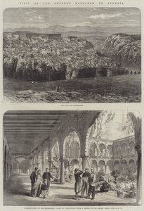 Napóleon császár látogatása Algériában (metszet) alkotó: English School