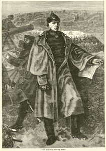 Moltke által Párizs előtt, 1870. november alkotó: English School