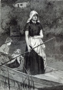 Várjuk atyát, a Szabadidő órából, 1888 alkotó: English School