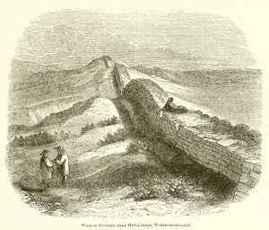 Perselus fala, Housestead közelében, Northumberlandben