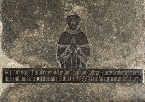 Walter Wake, 1451-52 körül (réz) alkotó: English School