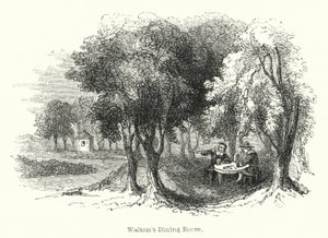 Walton étkezője (metszet) alkotó: English School