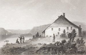 Washington főhadiszállása Newburgh közelében, a "Gallery of Historical Portraits"-ból, 1880 körül megjelent alkotó: English School