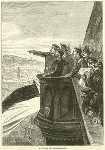 Nézve a bombázást, 1870. december alkotó: English School