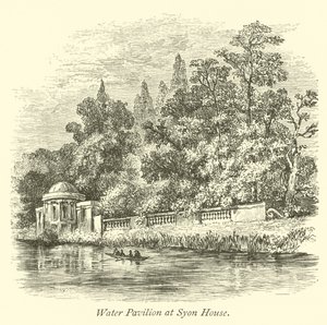 Vízi pavilon a Syon House-ban alkotó: English School