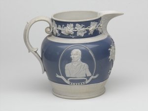 Waterloo-emlékkancsó, 1815 körül (kőedény) alkotó: English School