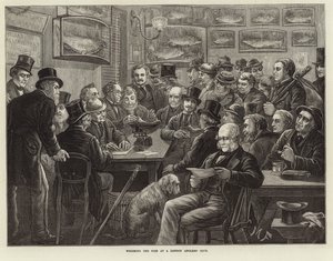 A halak mérlegelése egy londoni horgászklubban alkotó: English School