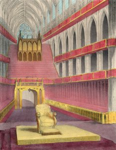 A Westminster Abbey, Viktória királynő megkoronázására készült alkotó: English School