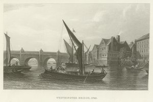 Westminster híd, 1745 alkotó: English School