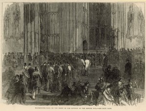 Westminster Hall a reformtörvény megosztottságának éjszakáján alkotó: English School