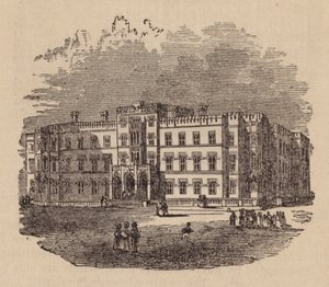 Westminster kórház (metszet) alkotó: English School