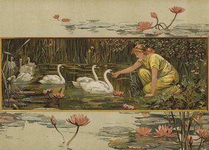 Ahol a tavirózsák nőnek (chromolitho) alkotó: English School