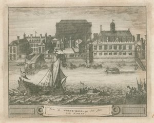 Whitehall a Temze folyótól alkotó: English School