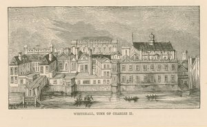 Whitehall a Temze folyótól alkotó: English School