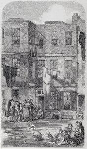 Wild Court, a Great Wild Street mellett, Drury Lane alkotó: English School