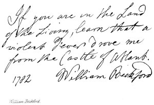 William Beckford von English School