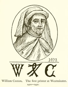 William Caxton, az első nyomdász Westminsterben alkotó: English School